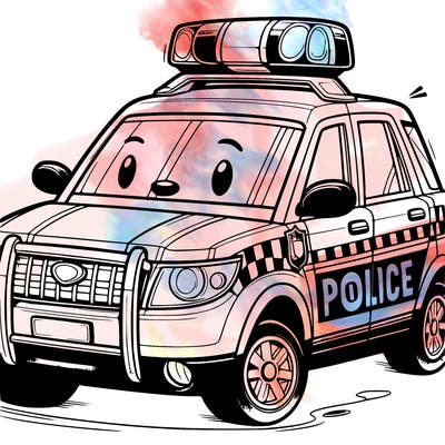 police car