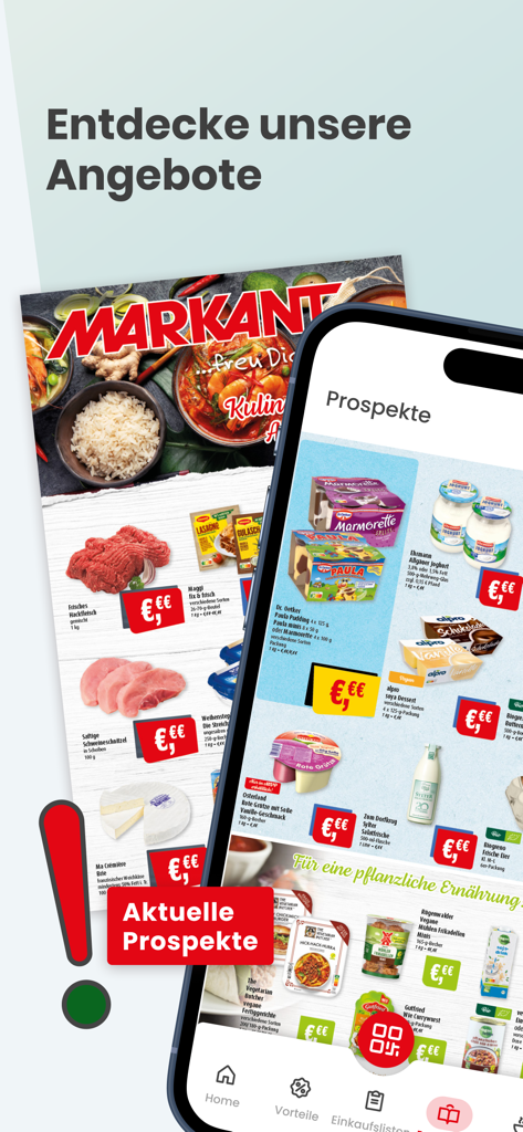 Markant GO - Markant GO app displaying current digital grocery brochures and weekly deals