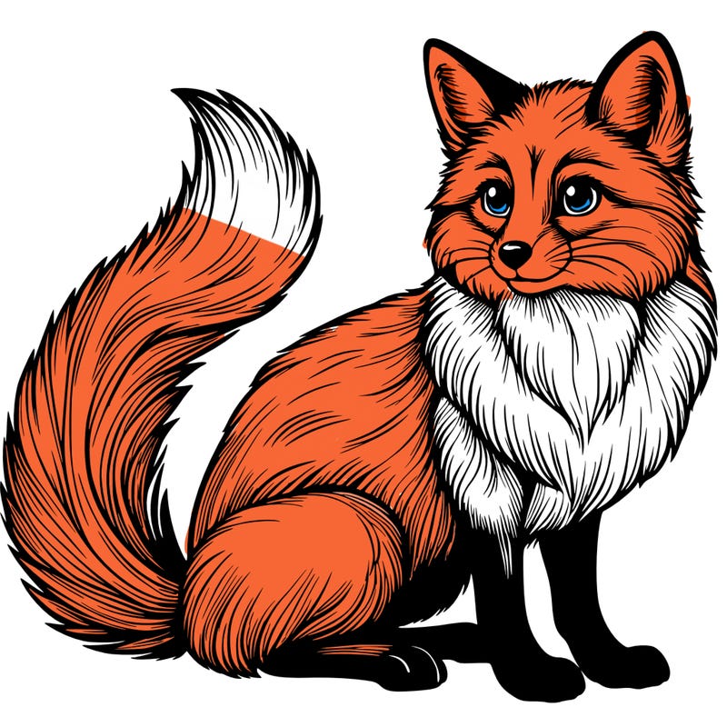 realistic fox