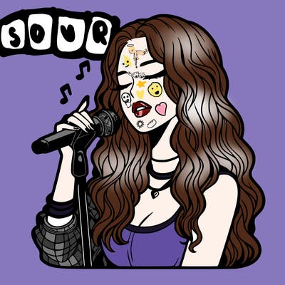 realistic female singer