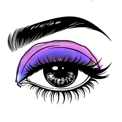 eye closed realistic