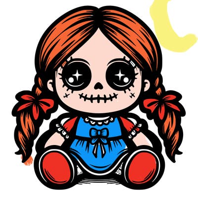 scary doll