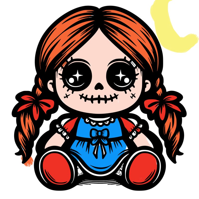 scary doll