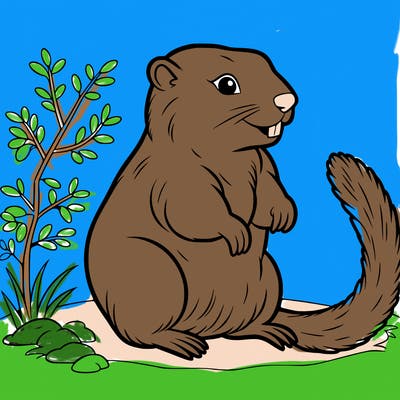 yellow bellied marmot