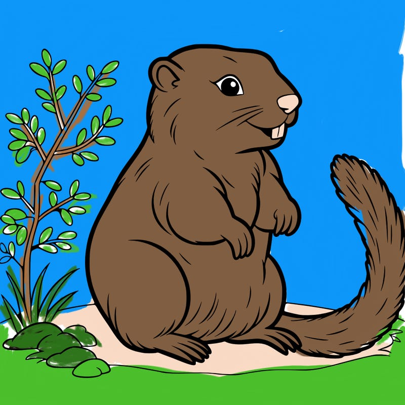 yellow bellied marmot