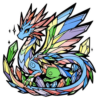 crystal dragon