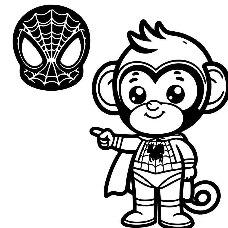 spiderman monky