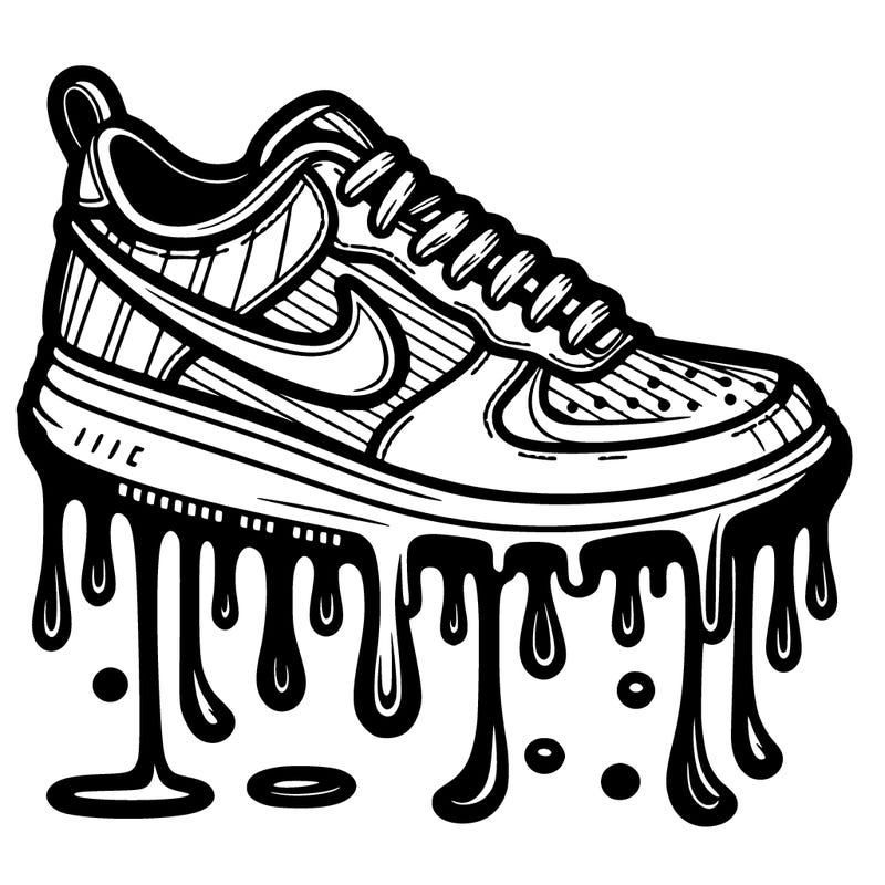 drippy nike shoe
