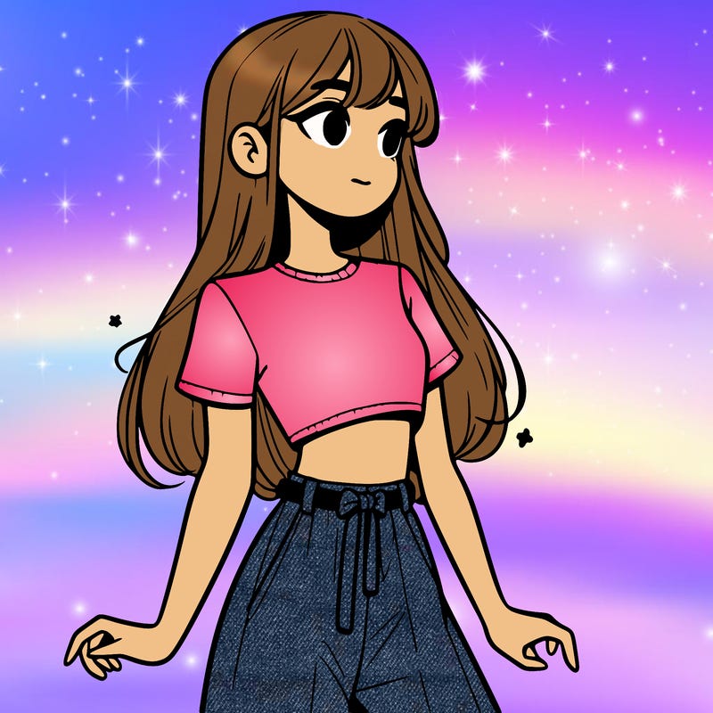 girl in a cute crop top