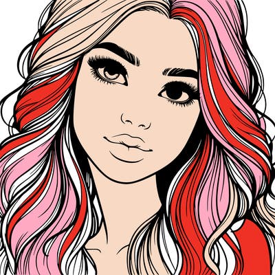 beautiful realistic girl