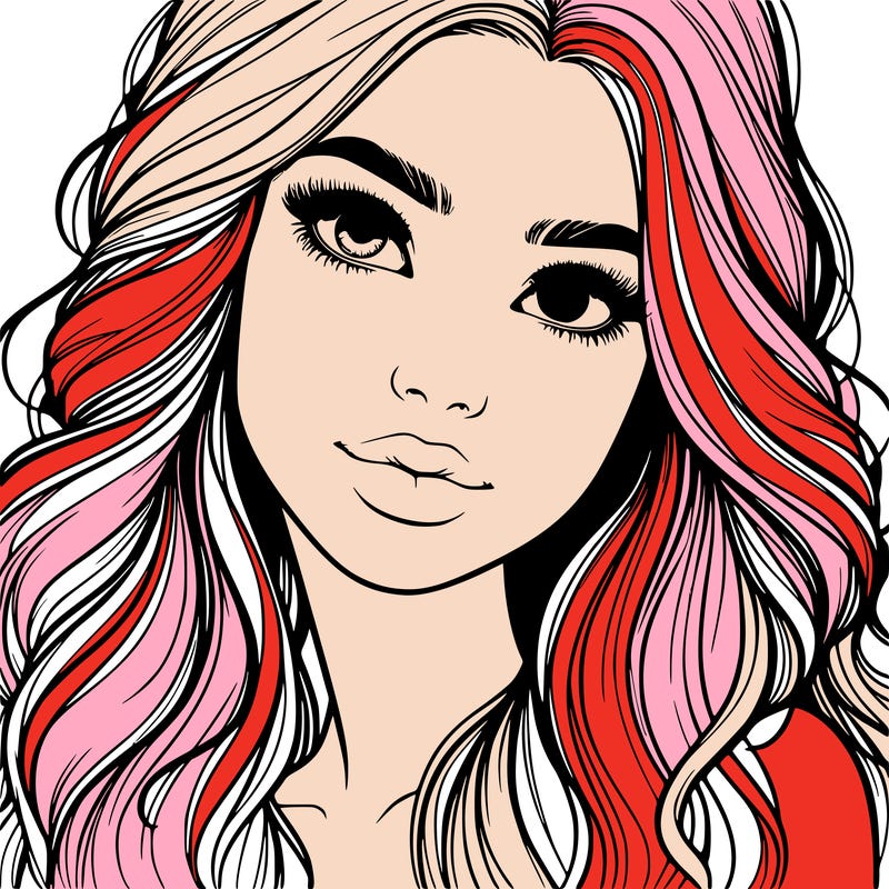 beautiful realistic girl