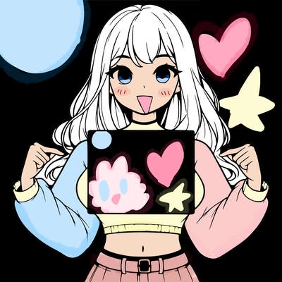 girl holding a blank sign in a long sleeve crop top