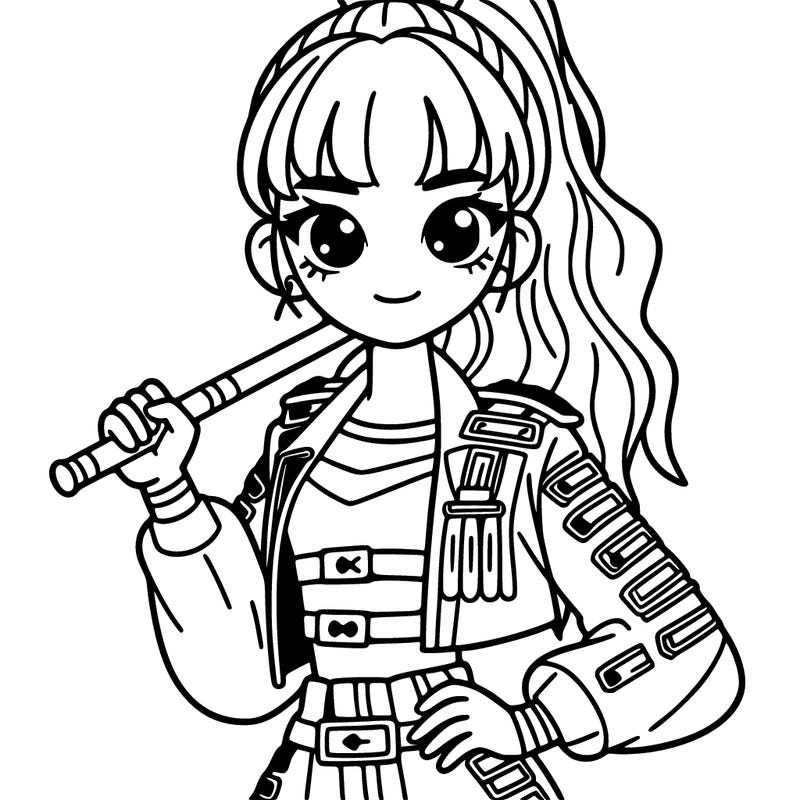 k-pop warriors zoey