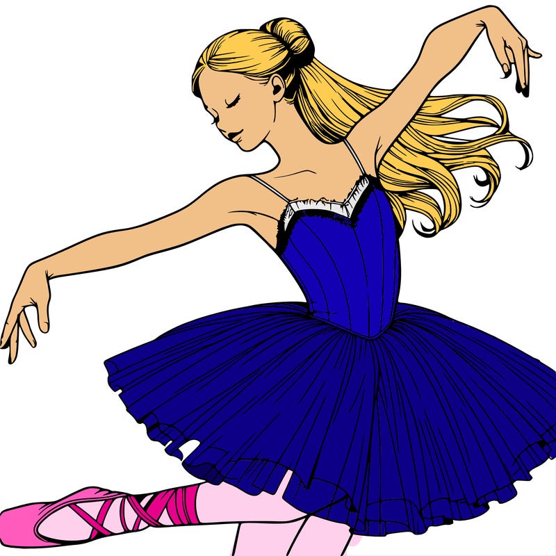 realistic ballerina