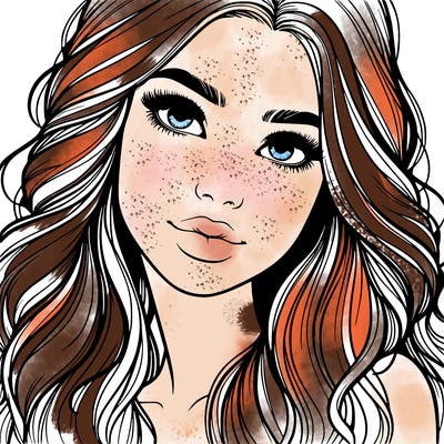 beautiful realistic girl