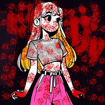 girl in a cute crop top