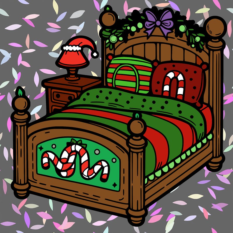 christmas bed
