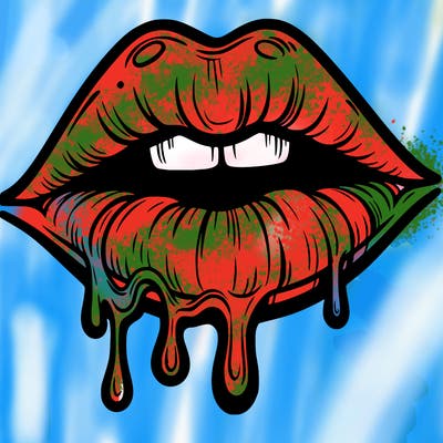 lips that look realistic and drip