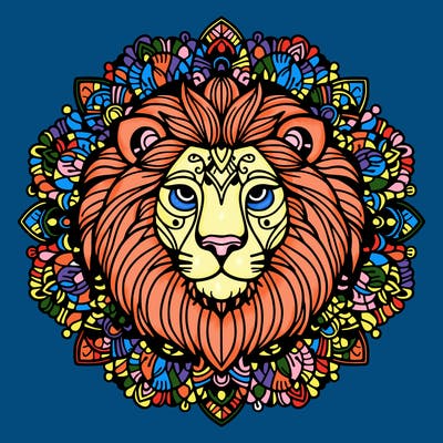 lion mandala