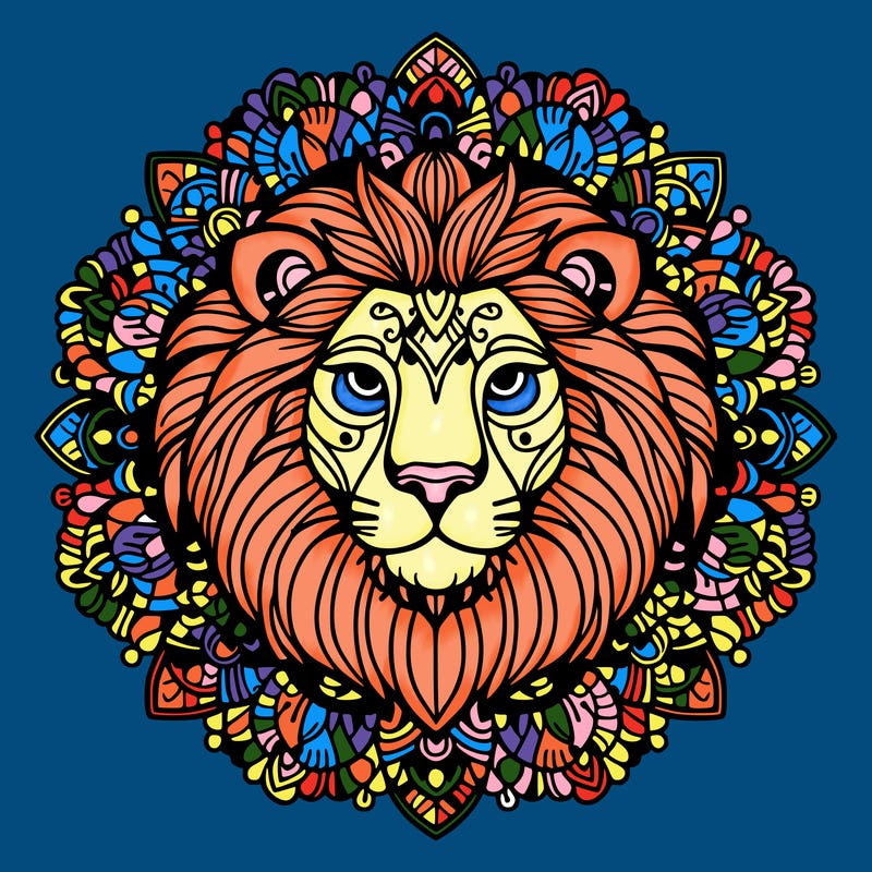 lion mandala
