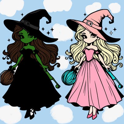 beautiful wicked witch. from wicked