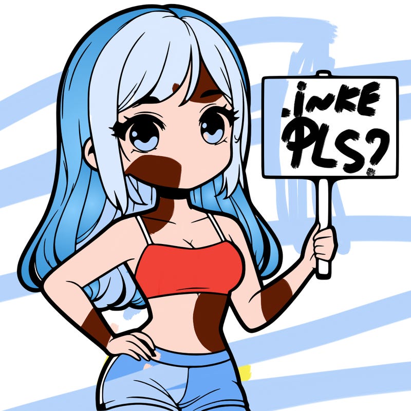 girl in a cute crop top holding a blank sign