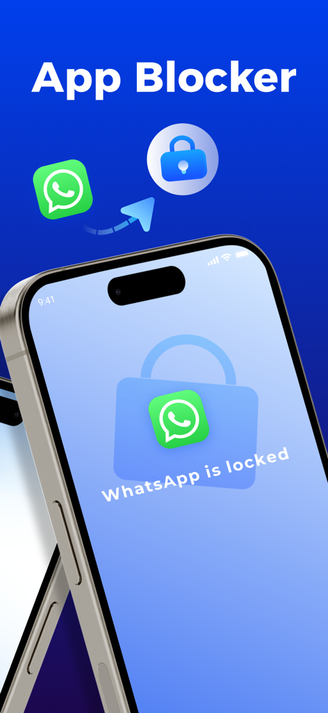 Black Box - Lock Restrict Apps - Interfaccia dell'app Black Box che mostra una notifica di WhatsApp bloccata per la privacy mobile.
