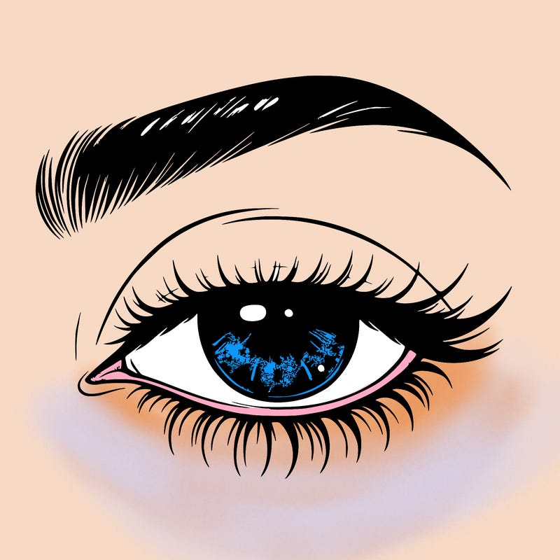 eye closed realistic