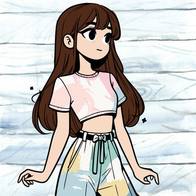 girl in a cute crop top