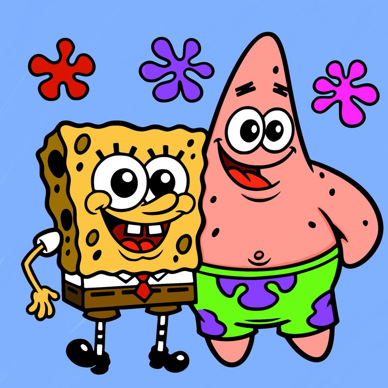 sponge bob with patrick