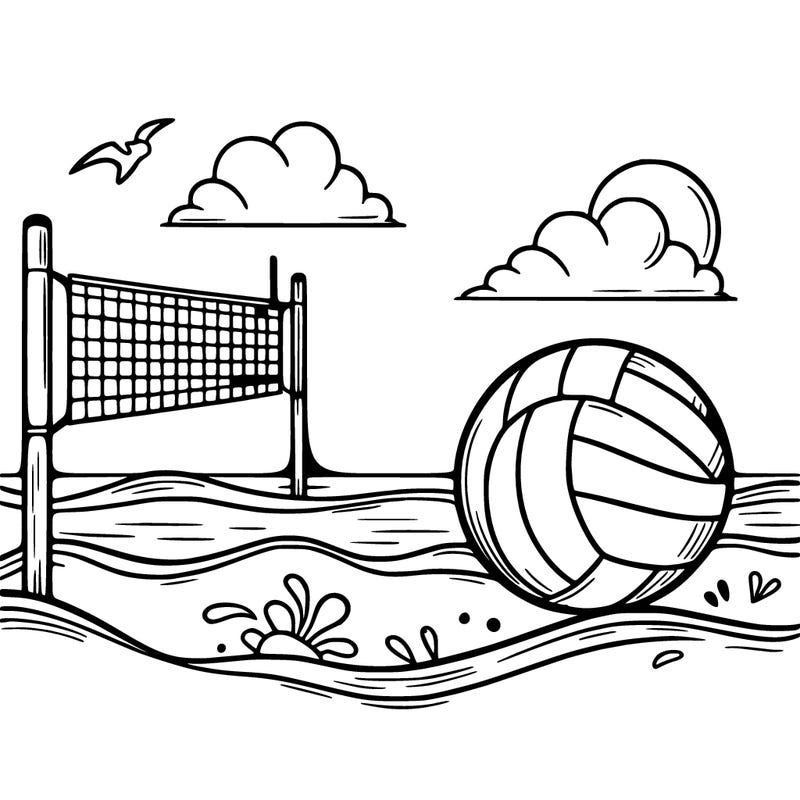 beach volleyball