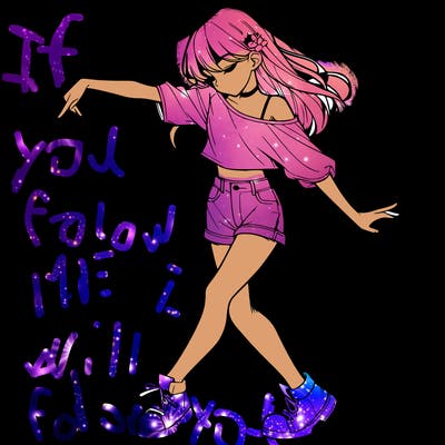 realistic girl danceing