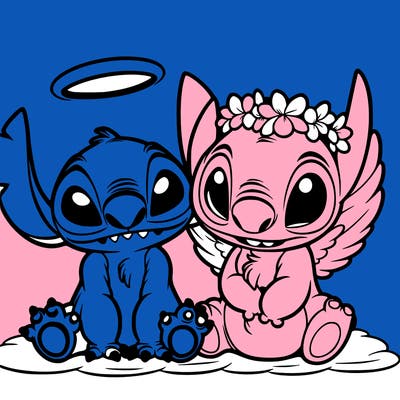 stitch and angel