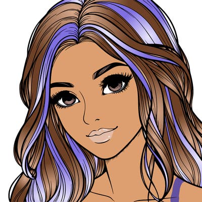 realistic pretty girl