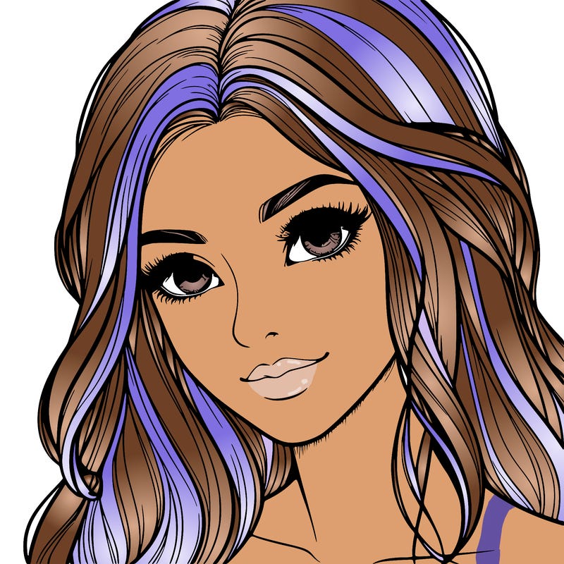 realistic pretty girl