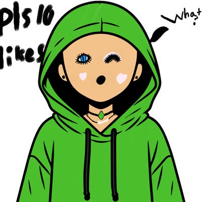 faceless girl in hoodie