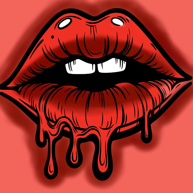 lips that look realistic and drip