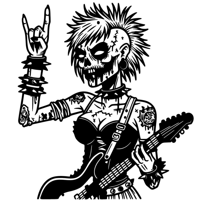 punk rock zombie queen