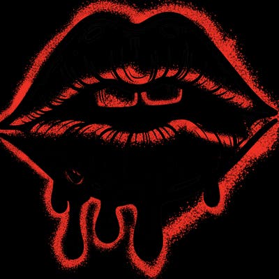 lips that look realistic and drip