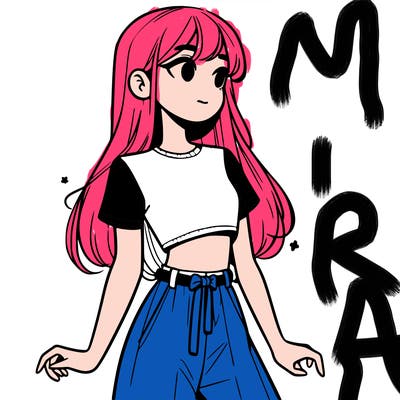 girl in a cute crop top