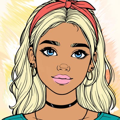 realistic teenage girl