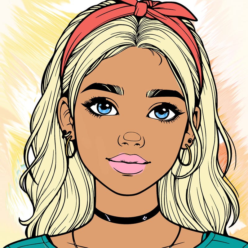 realistic teenage girl