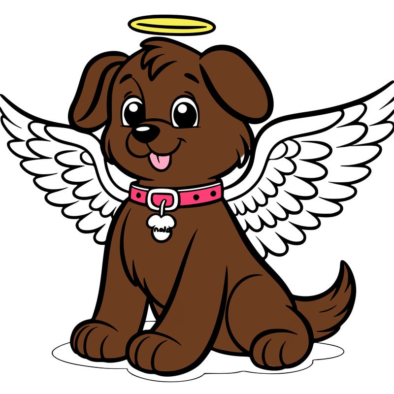dog with wings