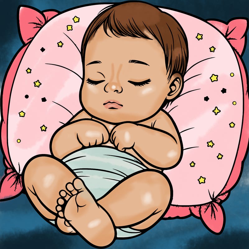 realistic sleeping baby