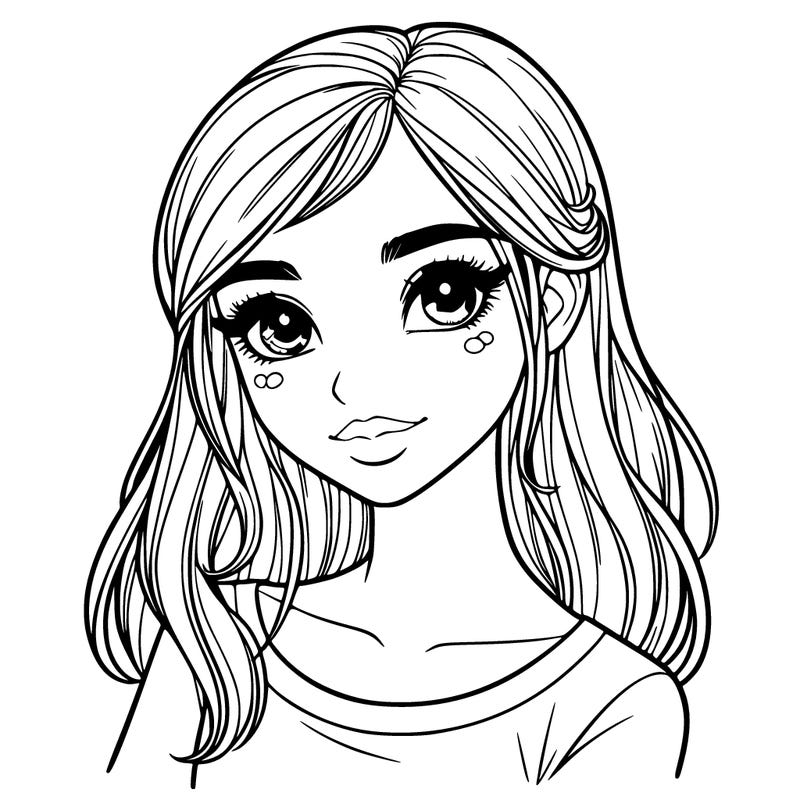 one realistic pretty girl