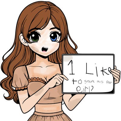 realistic pretty girl holding blank sign