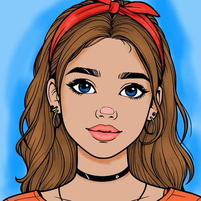 realistic teenage girl