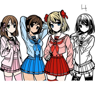 manga girls