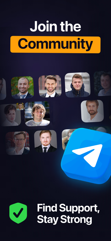 Join the CURE community on Telegram for addiction recovery support