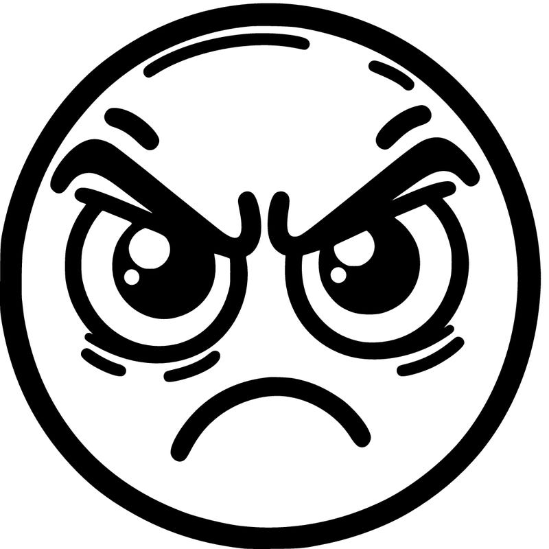 mean emoji face
